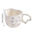 thumbnail image 3 of Heart Shaped Ceramic Mug for Valentine's Day Coffee and Milk Meaningful Daily Use Valentine's Day Decorations, 3 of 7