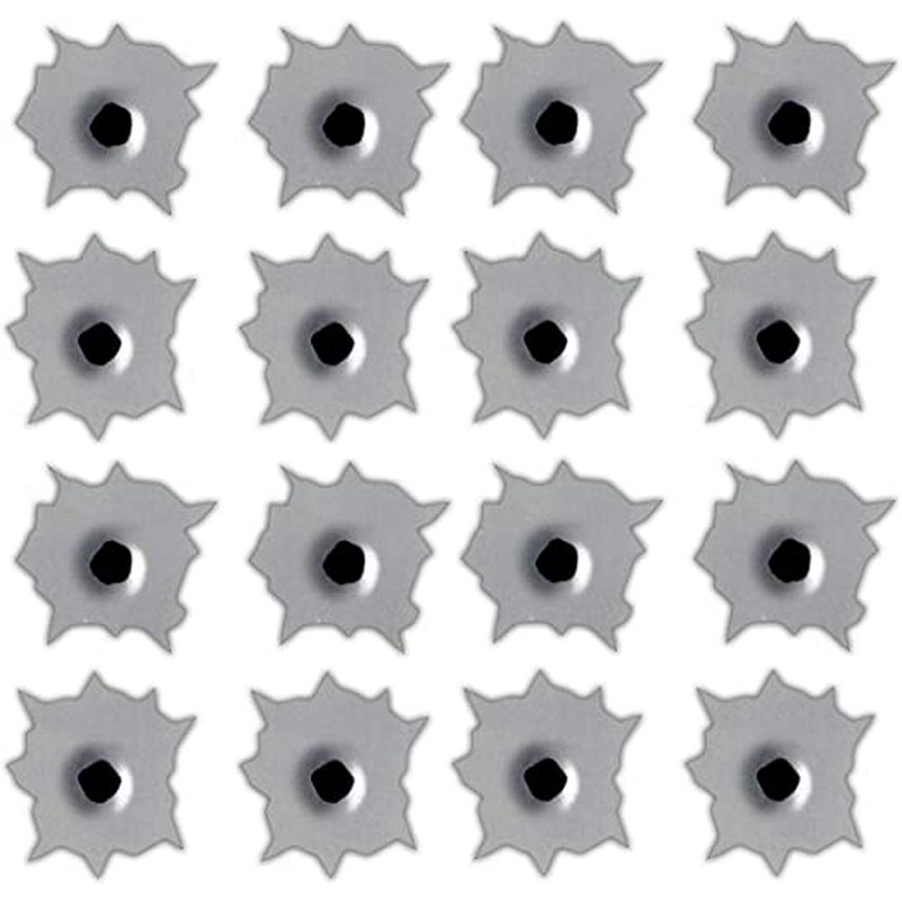 Bullet Holes Stickers Decal Funny Lifelike Automotive Tattoo Hood Front