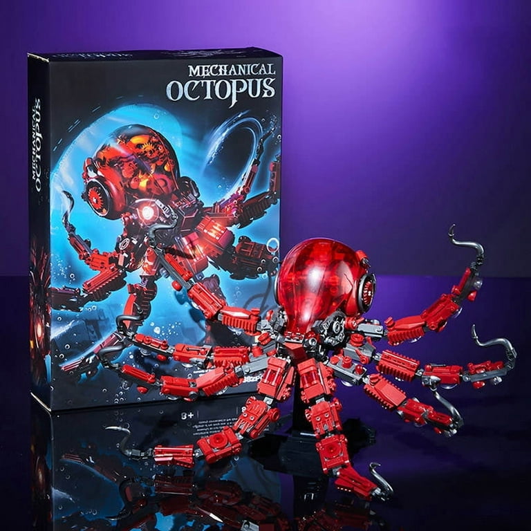 GZBrick Mechanical Octopus Building Sets Compatible with Lego