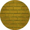 thumbnail image 1 of Ahgly Company Machine Washable Indoor Square Transitional Saddle Brown Area Rugs, 3' Square, 1 of 7