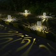 thumbnail image 5 of Luz solar colgante al aire libre YONGSHENG linterna solar jardín metal impermeable bronce, 5 of 5