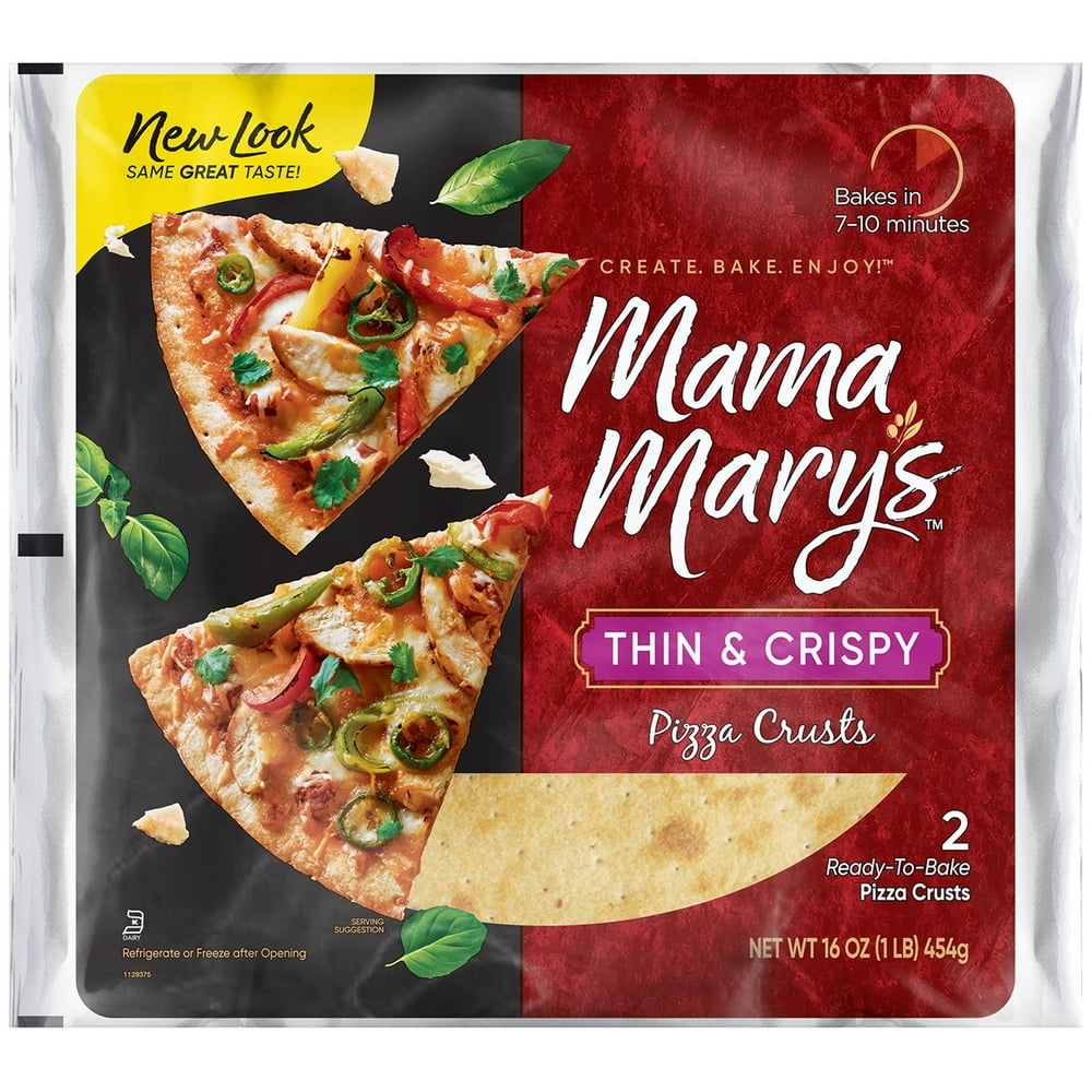 Mama Mary's® Thin & Crispy Pizza Crusts 2 ct Pack