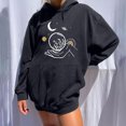 thumbnail image 2 of Sudadera con estampado de cambio de cuello redondo de manga larga suelta divertida vintage para mujer Fridja ghj987+4366, 2 of 7