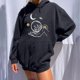 thumbnail image 2 of Sudadera con estampado de cambio de cuello redondo de manga larga suelta divertida vintage para mujer Fridja ghj987+4365, 2 of 7