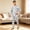 Men, variant on DIY Coloring Family Matching Pajamas Set Food Life Print Long Sleeve Tops Pants Soft Sleepwear Loungewear Outfits for Family Reunion
