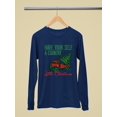 thumbnail image 3 of Country Little Christmas Holiday Women's Long Sleeve, 3 of 4