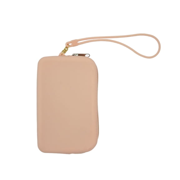 Wosthever Cartera Rectangular con cierre de cremallera, bolsa de almacenamiento impermeable, cuerda de gran capacidad, bolsos de mano, de Almacenamiento y organización del hogar Caqui