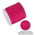 thumbnail image 4 of Unique Bargains 0.8mm x 109 Yard Nylon Satin Cord 0.8mm Beading String Braided Rope, Rose Red, 4 of 6