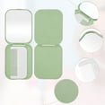 thumbnail image 3 of Unique Bargains 1 Pc Women's Durable Foldable Mirror Comb for Curly Straight Dry Hair Green, 3 of 6