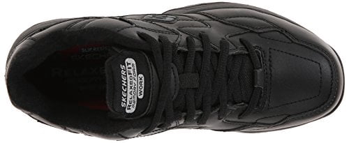 Skechers Work Women's Relaxed Fit Felton - Albie Slip Resistant Work Shoes - Wide Available