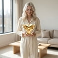 thumbnail image 5 of 3.5in Hand Holding Heart Resin Figurine for Tabletop Shelf Decor, Small Love Symbol Sculpture for Home Office Valentine Decoration, 5 of 8