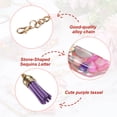 thumbnail image 3 of Letter K Cup Chain, Bag Chain, Key Chain, Cute Decor Accessories (Stone-Shaped), 3 of 6