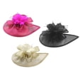 thumbnail image 1 of 3 uds sombrero de malla de s cóctel fiesta de té Derby de Negro Beige Rosa Rojo Yuyangstore sombrero tocado, 1 of 8