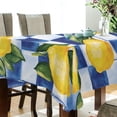 thumbnail image 5 of Yayeee Tablecloths 60" x 120" Rectangle Wrinkle Resistant Party Table Cover, Lemon Checkered, 5 of 8