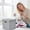 Gray#2, variant on QAZbgdl Collapsible Fabric Storage Cube Box - 13 inch Foldable Cloth Organizer Basket for Shelves, Closet, or Nursery - Square Container for Toys, Clothes, and Household Items - Multipurpose Home
