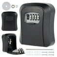 thumbnail image 2 of Safe Key Lock Box Wall Mounted Key Safe 4 Digit Combination Password Key Holder Safe Key Box Outdoor Key Box Home Security Storage Lock Box Organizer Case, 2 of 8