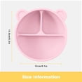thumbnail image 4 of PEYAN Baby Suction Bowls Silicone Baby Feeding Set - Bowls + Lid + Straw + Spoon + Fork, 4 of 7