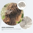 thumbnail image 7 of Ladies Fashion Tail Hair Extension Bun Hairpieces Scrunchie Elastic Wave Curly Synthetic Hairpieces (Grey), 7 of 7