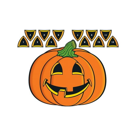 Beistle Put The Nose On The Pumpkin Game 15" x 18" Halloween Party Decoration