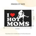 thumbnail image 4 of I Heart Hot Moms I Love Hot Moms Funny Flag 3x5 Ft Outdoor Indoor With Grommet Garden Yard Banner Decorative Sign, 4 of 6