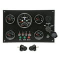thumbnail image 2 of Boat Instrument Panel, Speedometer Water Temperature IP67 Waterproof Voltmeter Gauge Cluster Set Universal  For Yacht For Construction Machinery, 2 of 8