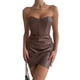 thumbnail image 1 of Txlixc Vestido ajustado de mujer, sin mangas, espalda abierta, dobladillo irregular, minifalda de verano para fiestas de Clubes Txlixc moda, 1 of 7