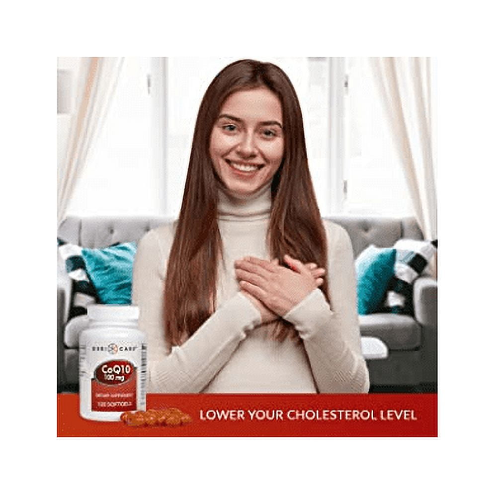 Geri Care CoQ10 100mg Strong Antioxidant Heart Health Support 100mg, 120ct