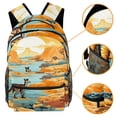 thumbnail image 3 of Lightweight Backpack Kangaroo School Bag Travel Laptop Daypack for Men Women Casual Rucksack, 3 of 6