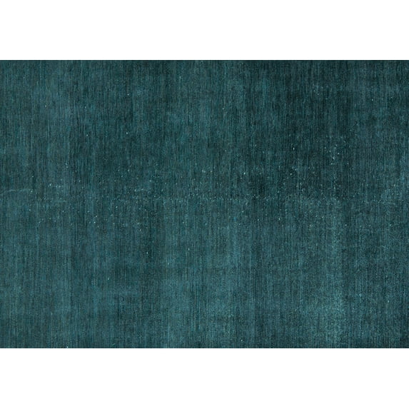 Ahgly Company Indoor Rectangle Abstract Light Blue Modern Area Rugs, 7' x 10'