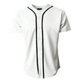 thumbnail image 2 of Ma Croix Mens Baseball Jersey Button Down Athletic Sport Uniform, 2 of 4