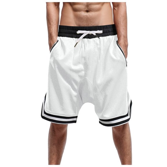 kamemir Shorts Men Men's Performance Comfort Flex Cargo Short(White,XXL)