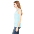 thumbnail image 3 of Bella 4000 Tank Top Women's Junior Fit Sleeveless 2x1 Rib, 3 of 3