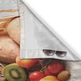 thumbnail image 3 of Ambesonne Fruits and Vegetables Kitchen Curtains, Full Basket, 55"x36", Multicolor, 3 of 3