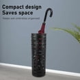 thumbnail image 3 of Organizador de paraguas de metal redondo con soporte de diseño compacto que ahorra espacio, apariencia elegante para el hogar y la oficina, 3 of 5
