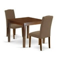 thumbnail image 2 of East West Furniture Dining Room Set Mahogany, OXEN3-MAH-18, 2 of 6