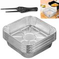 thumbnail image 1 of Caja de papel de aluminio desechable con revestimiento para freidora de aire de 50 piezas (A), 1 of 4