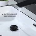 thumbnail image 3 of Desagüe para lavabo de baño Francany, negro mate, tipo pop-up con rebosadero, 3 of 7