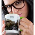 thumbnail image 2 of 3drose, Gateway District of Salt Lake City, Utah, 11oz Two-tone Green Mug, 2 of 6