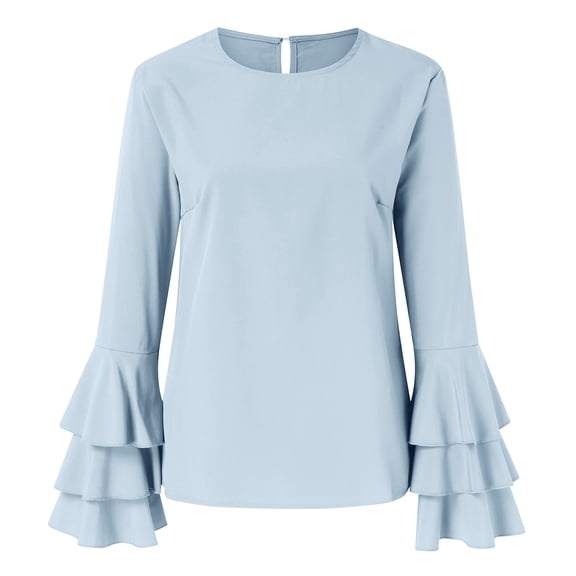 Vedolay Womens T Shirts Sweatshirts for Women Stronger Crewneck Hoddies Long Sleeve Shirt,BU2 XXL