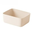 thumbnail image 2 of Stackable White Organizer Bins Clothes Storage Baskets for Household Storage Organization, 2 of 4