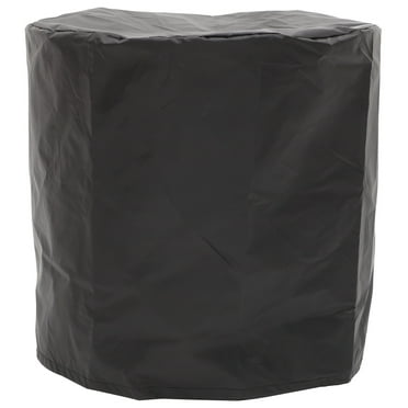 PTOOTP 1Pcs 47X45X1CM Black Round Cover for Small Table and Garden Patio