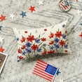 thumbnail image 3 of Sm:)e Floral 4th of July Patriotic Throw Pillow Cover Outdoor 12 x 20 Inch, 3 of 6