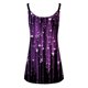 thumbnail image 4 of Gibobby Camisetas Mujer Baratas Manga Corta Camiseta suelta informal con cuello en V para mujer, blusa manga corta con estampado(Morado,M), 4 of 5