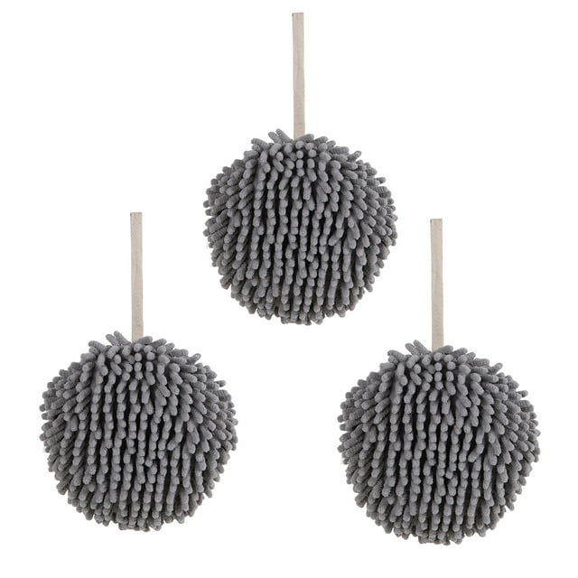 pstuiky Toallas colgantes suaves para secarse las manos: estas toallas de felpa combinan a la perfección con este juego de toallas decorativas para el baño.