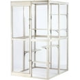 thumbnail image 4 of New Age Pet ECOFLEX Outdoor Kitty Katio Pen Play Structure Cream, 4 of 5