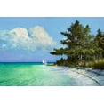 thumbnail image 2 of Sullivan, Kent 32x23 White Modern Wood Framed Museum Art Print Titled - Cayo Costa Beach, 2 of 4