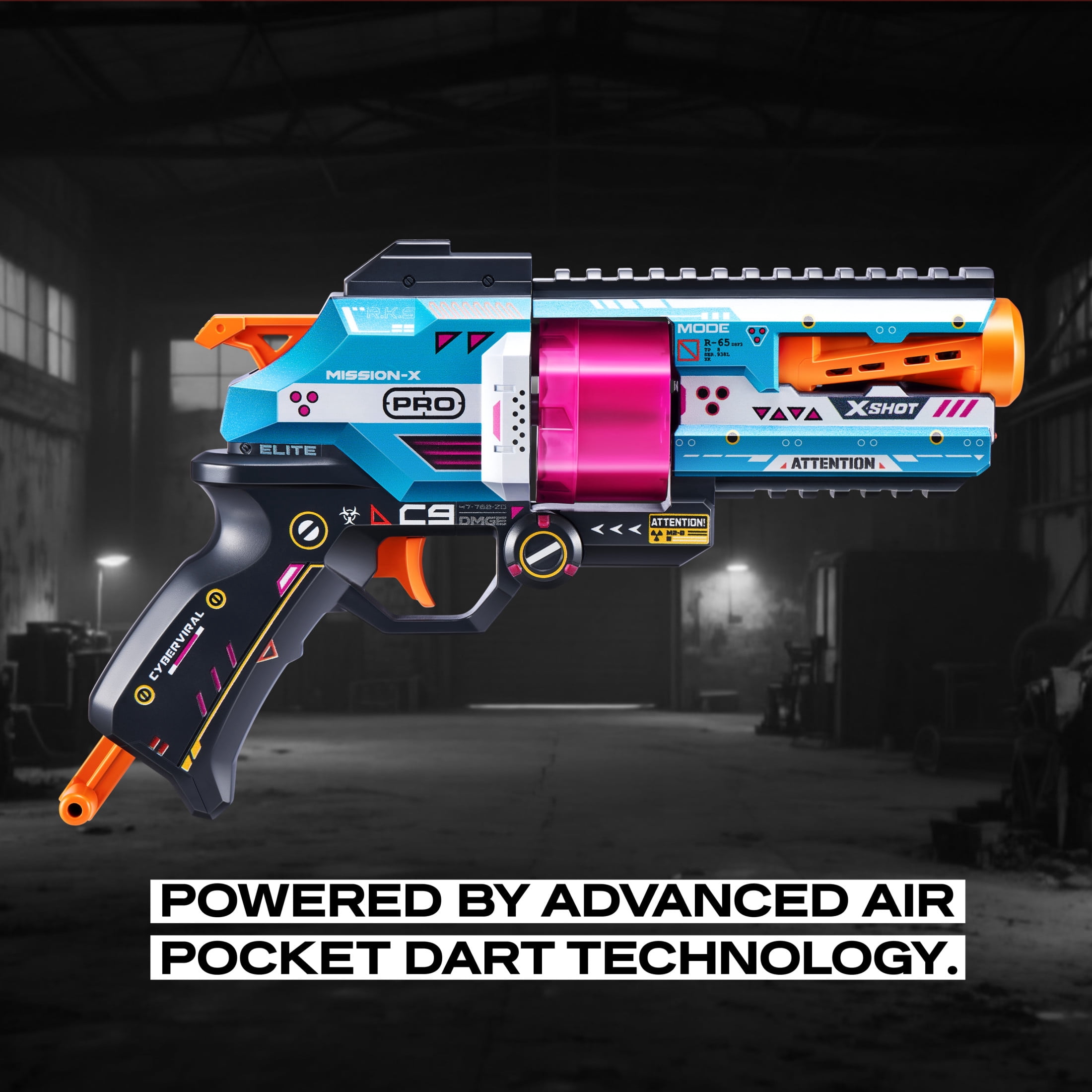 XSHOT SKINS Pro Series Break Barrel Blaster by ZURU with 20 Air Pocket Darts for Ages 14+