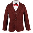 thumbnail image 5 of Bainana Christmas Boy'S Outfits Set Long Sleeve Solid Color Gentleman Suit 4 Pieces Matching Set Big Kids Trendy Daily Wear, 5 of 6