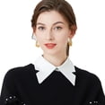 thumbnail image 3 of CAILDANL Lady Half Shirt Blouse Collar Detachable Fake Collar Collar False Collar for Women Girls, 3 of 5