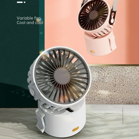 

Farfi F852 Mini Summer Wearable Adjustable Cooler Cooling Fan for Home